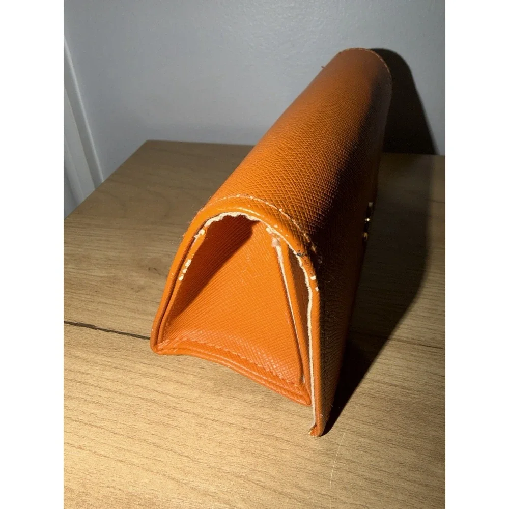 Tory Burch Sun Glass Case Holder Orange W